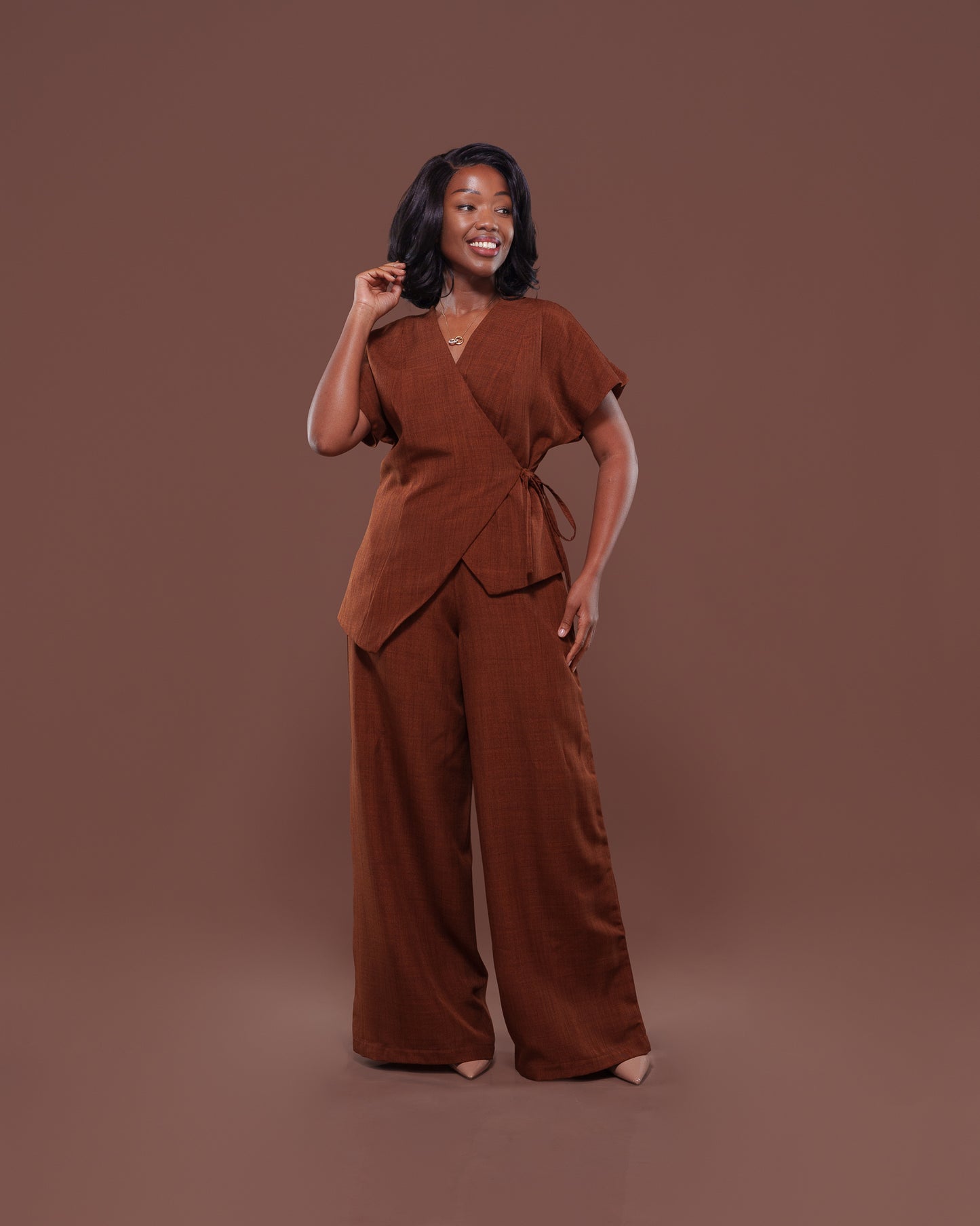 Camilla Pants in Choco