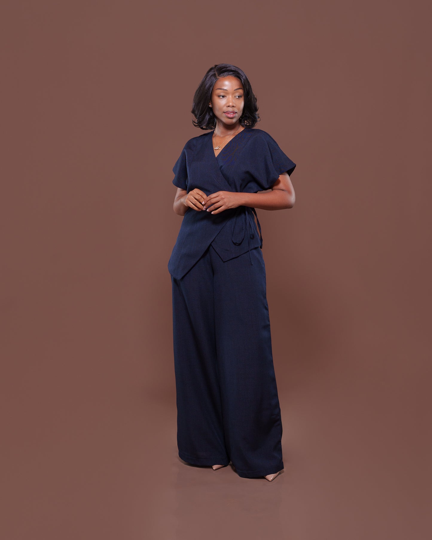 Camilla Pants in Navy