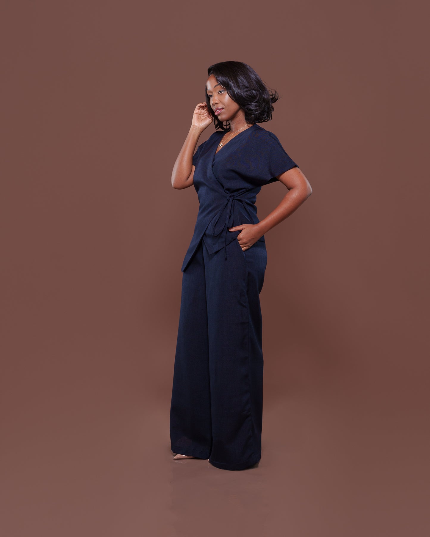 Camilla Pants in Navy