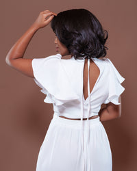 Allure Jumpsuit in White
