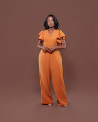 Allure Jumpsuit in Mustard