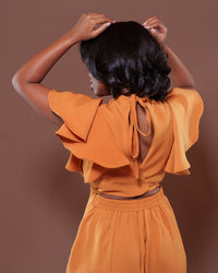 Allure Jumpsuit in Mustard