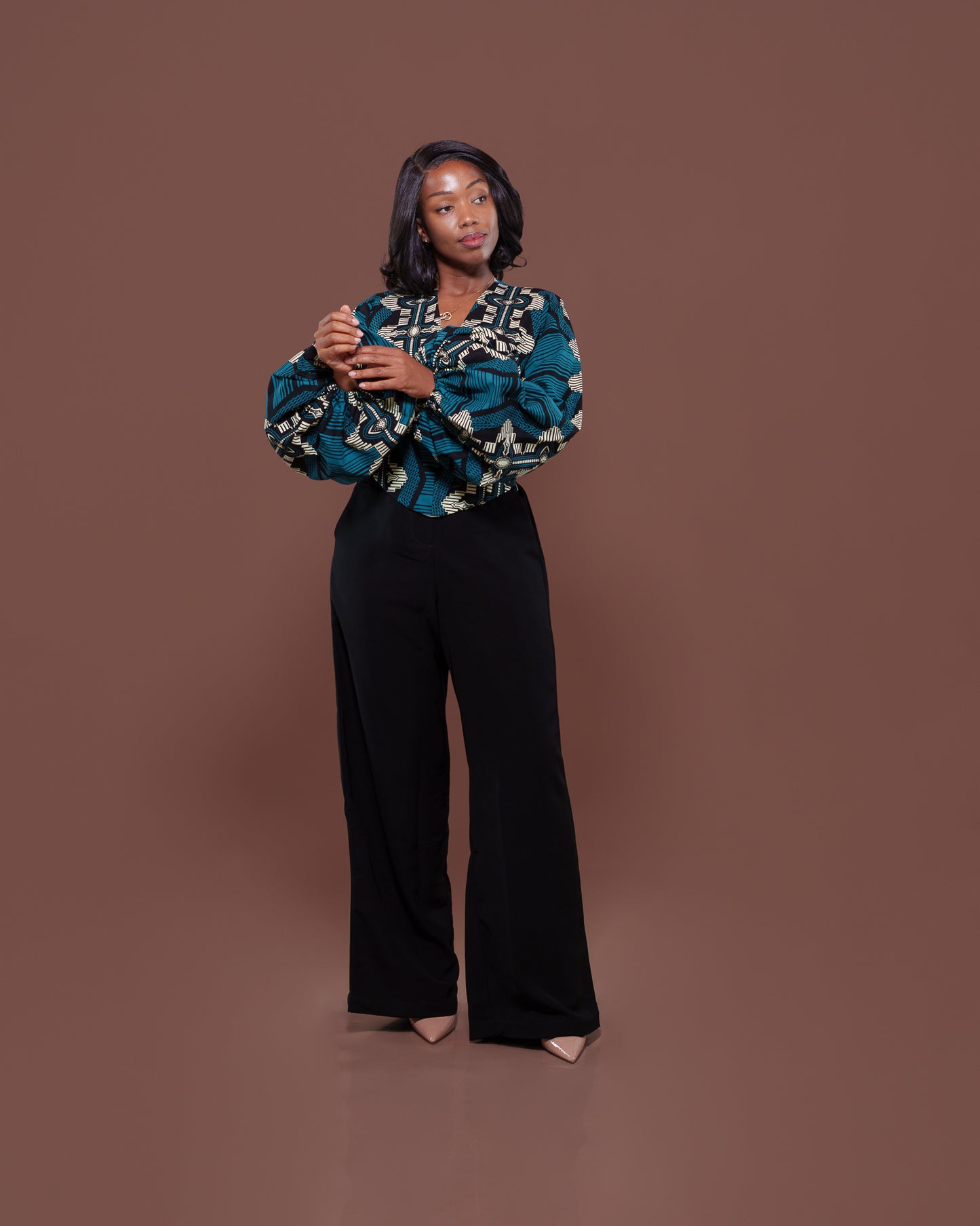 Adire Corset Top In Zani
