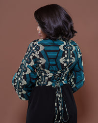 Adire Corset Top In Zani