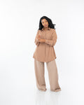 Monarch Oversize fit Shirt in TAN