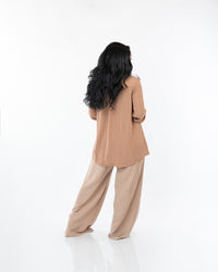 Monarch Oversize fit Shirt in TAN