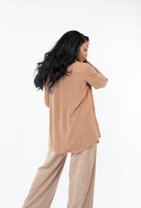 Monarch Oversize fit Shirt in TAN