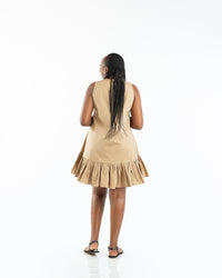 Gigi Dress In Tan