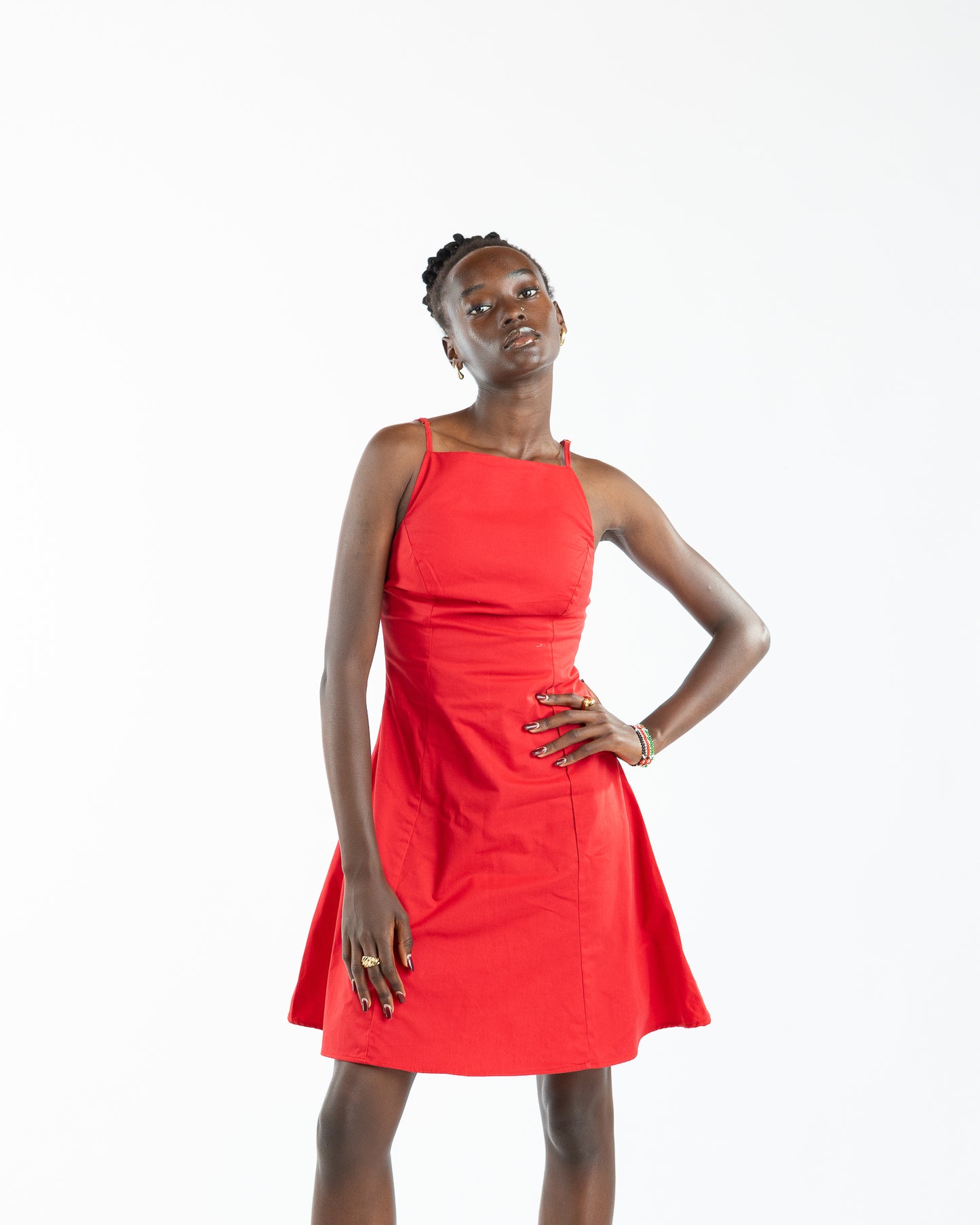 Pandora Mini Dress In Red