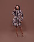 Konie Shirt Dress in Mistari