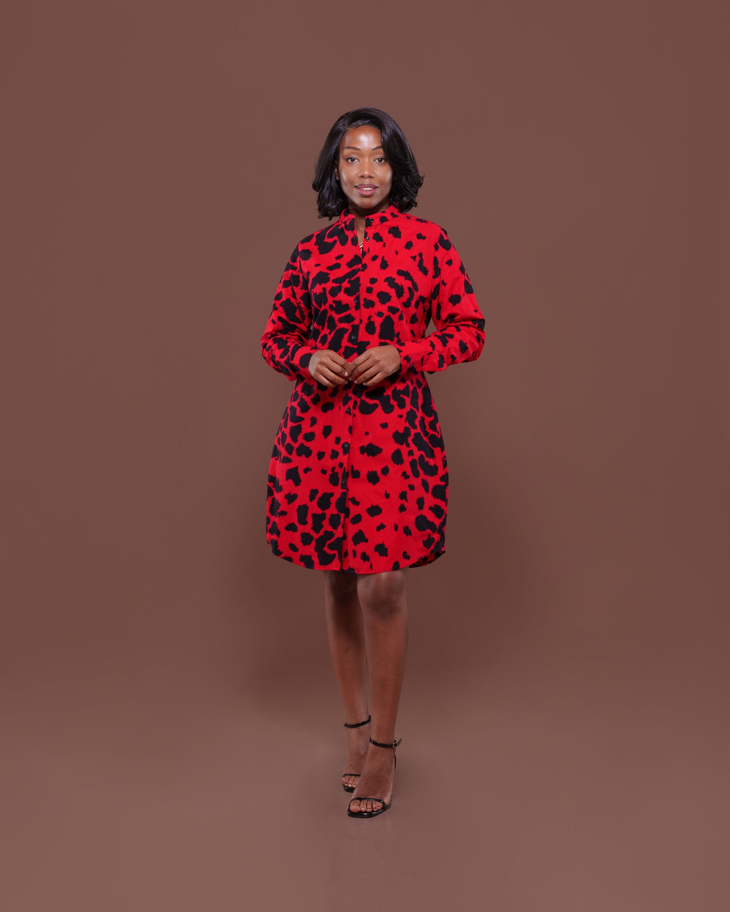 Konie Shirt Dress in Chui
