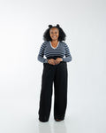 Fluid Semi-Fitted Pants in MIDNIGHT