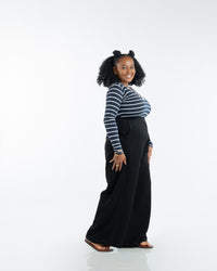 Fluid Semi-Fitted Pants in MIDNIGHT