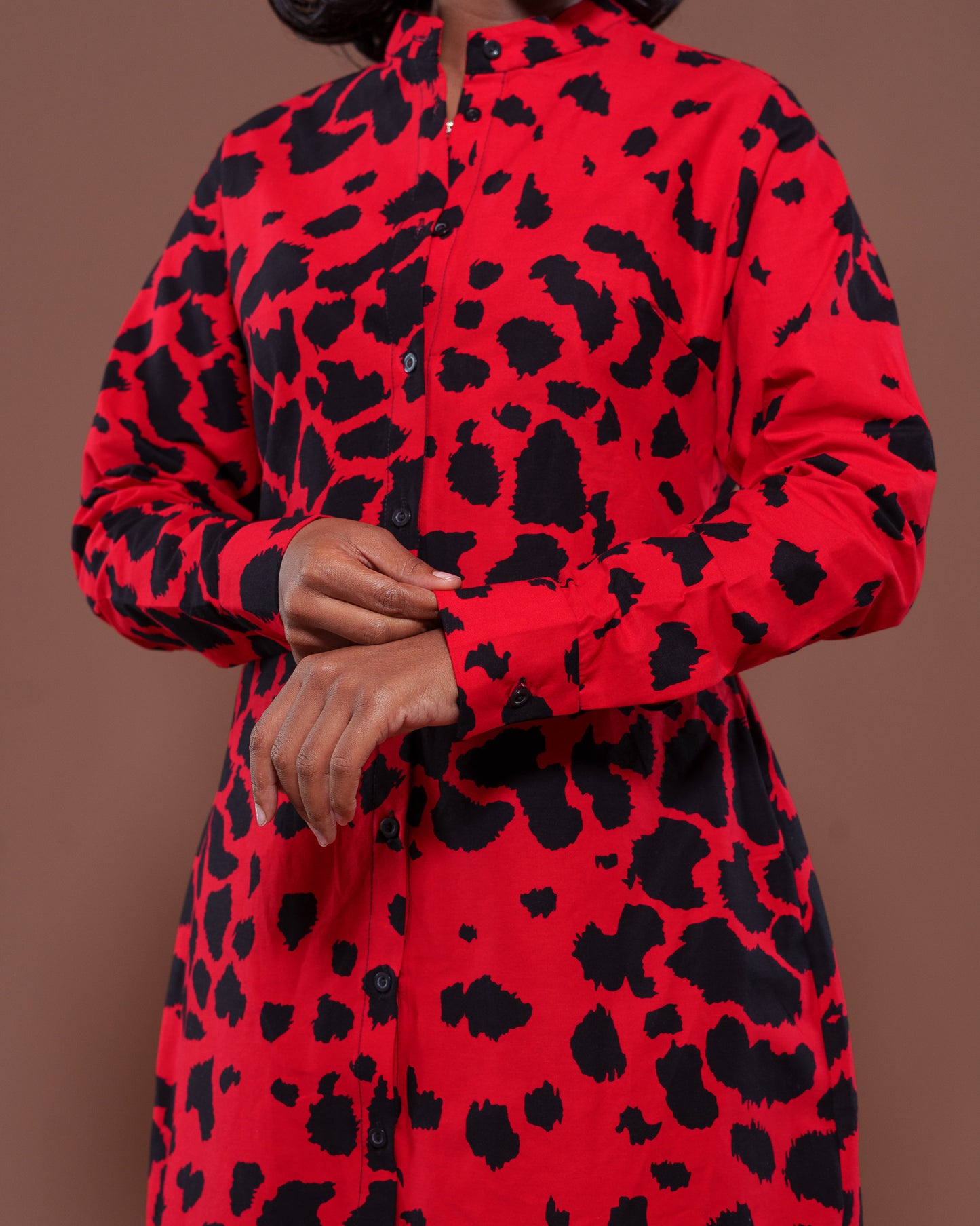 Konie Shirt Dress in Chui