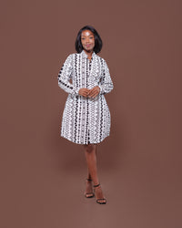 Konie Shirt Dress in Ziggie