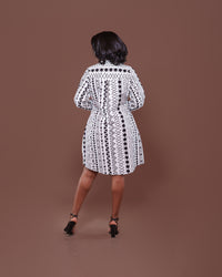 Konie Shirt Dress in Ziggie