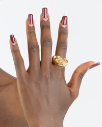 Intaglio Brass Ring