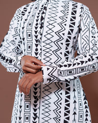 Konie Shirt Dress in Ziggie