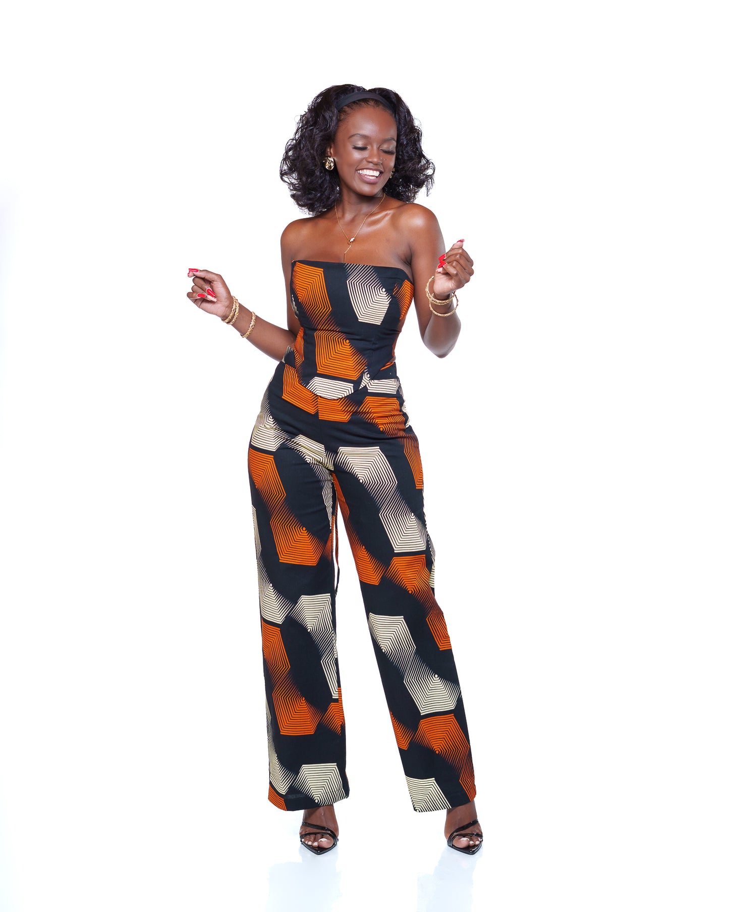 Ankara Corset In Asili