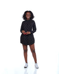 Black Diamond Shirt Dress