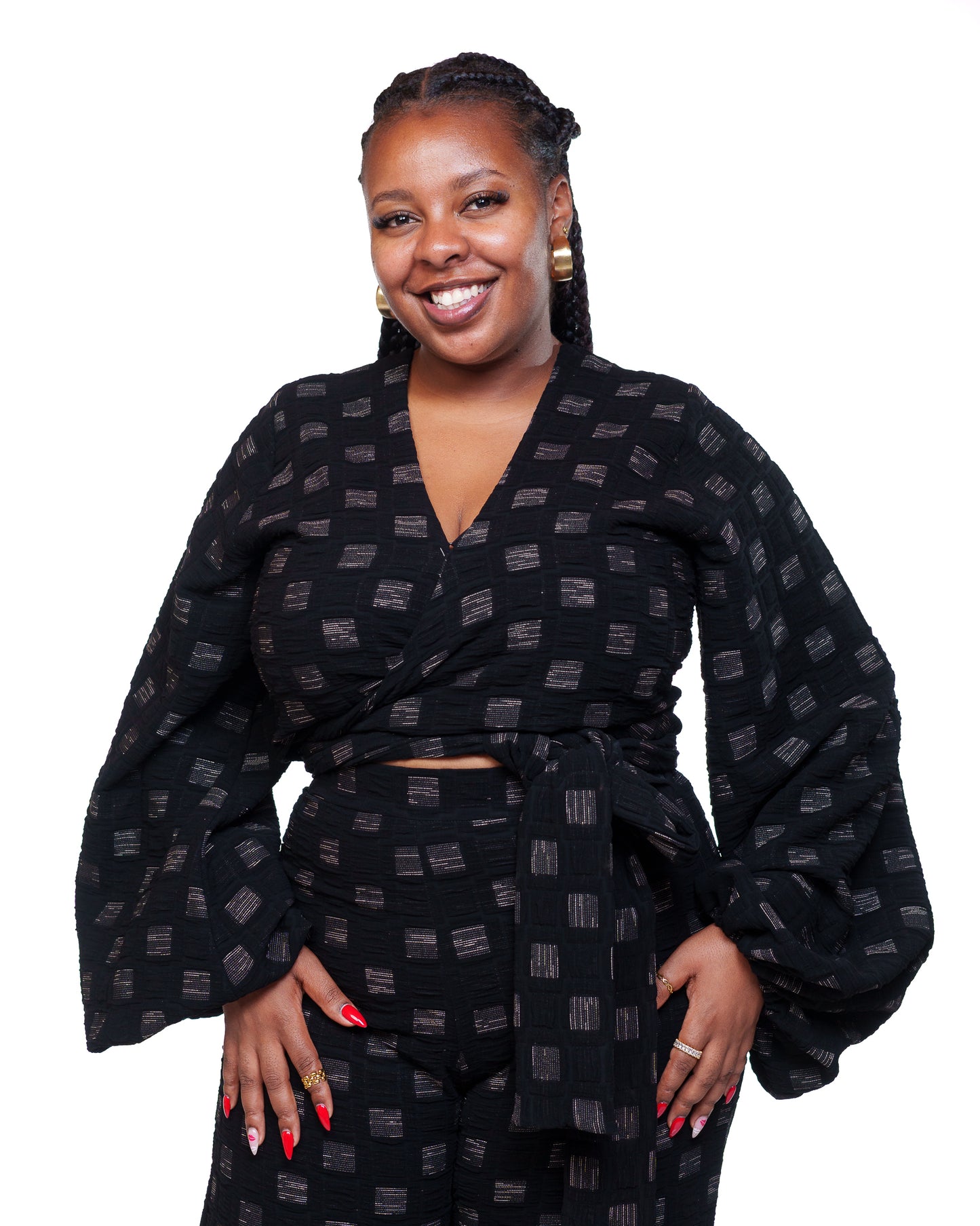 Raven Wrap Top