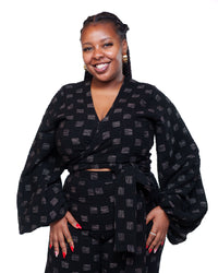 Raven Wrap Top