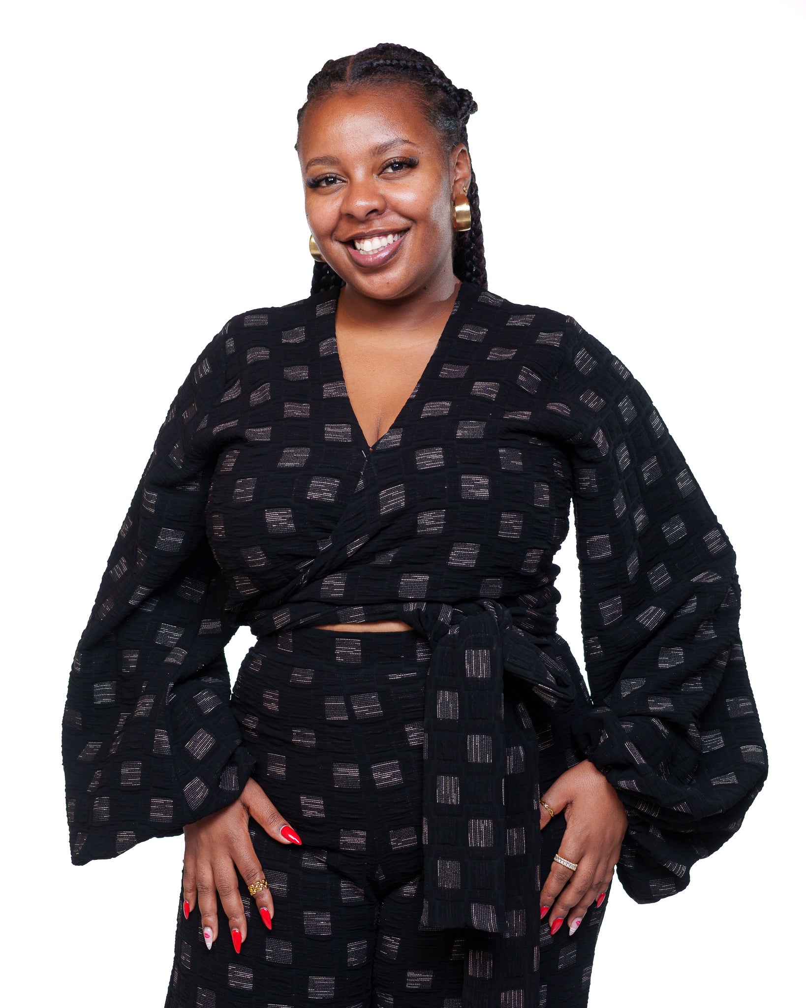 Raven Wrap Top
