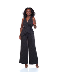 Cecil Wrap Top In Morse