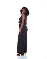 Fluid Wide-Leg Pants in Morse