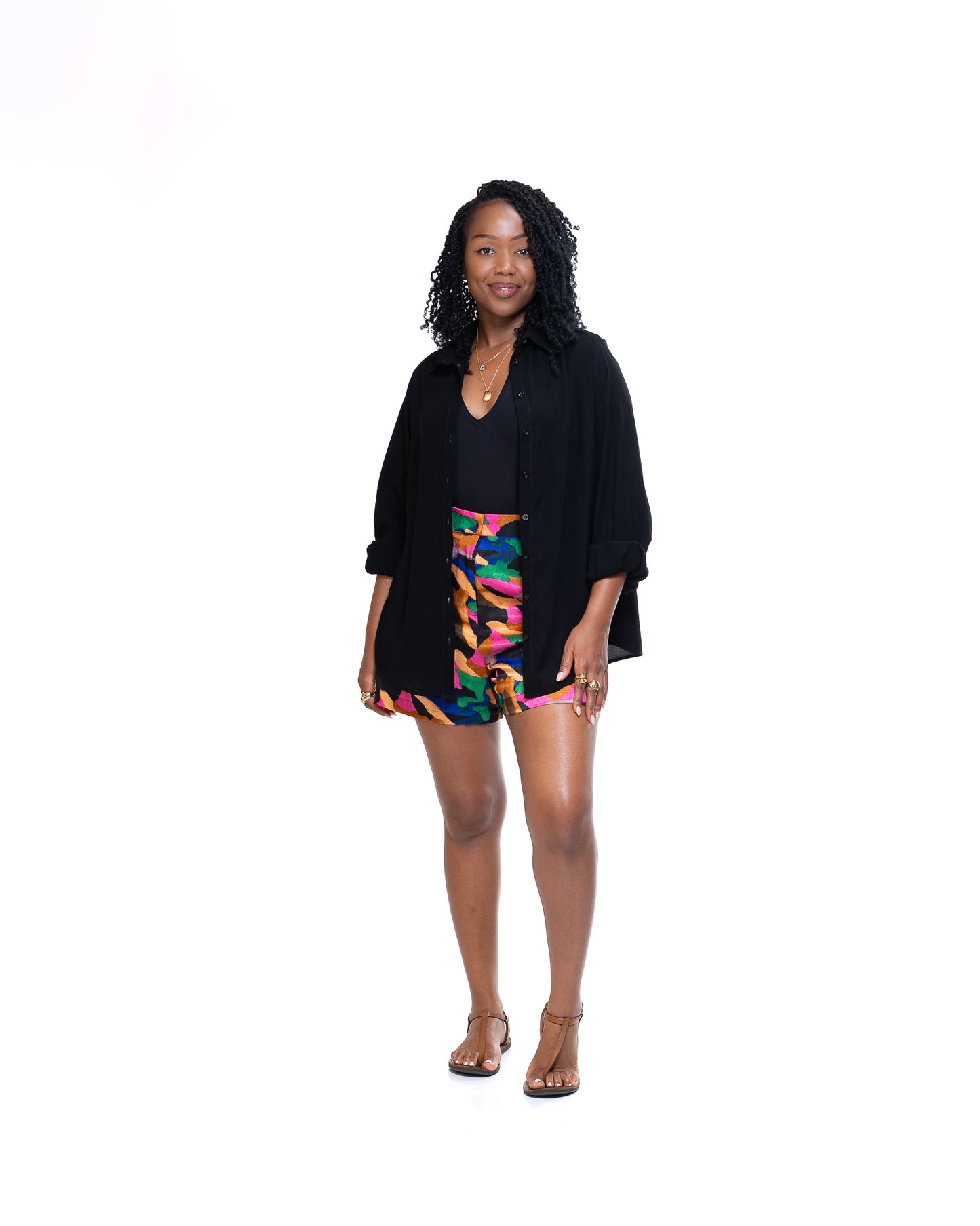 Monet Shorts In Fuchsia