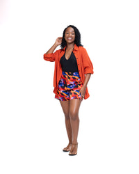 Monet Shorts In Red