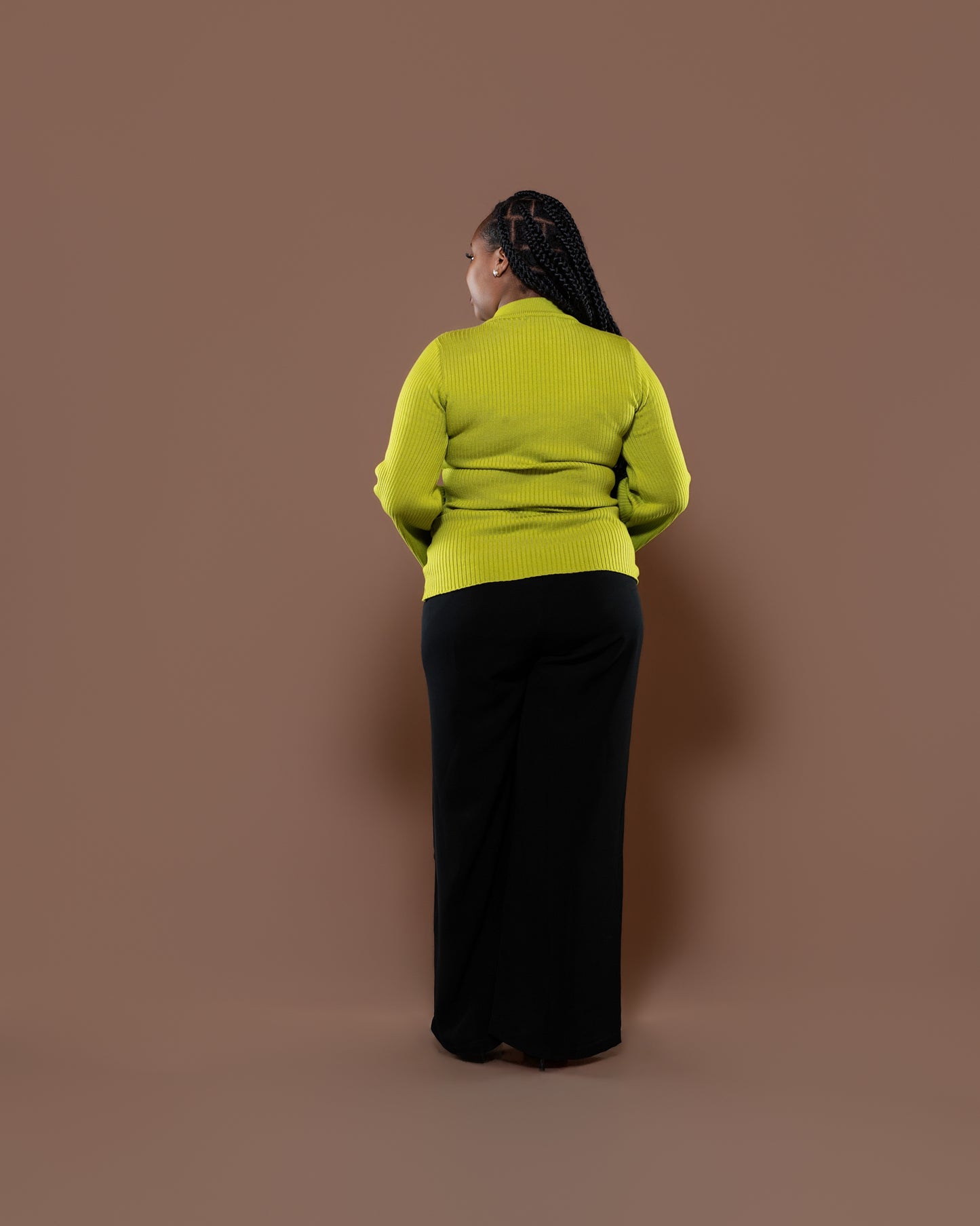Aura Knit Top in Lime