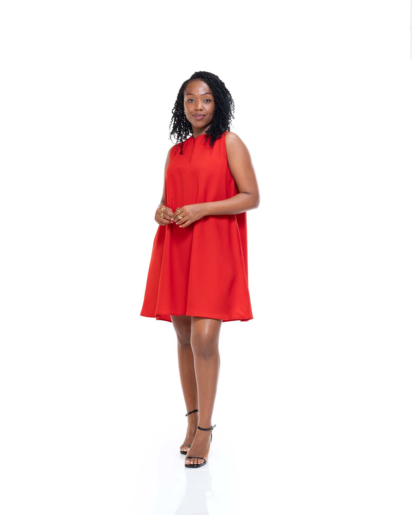 Lola Mini Dress in Scarlet
