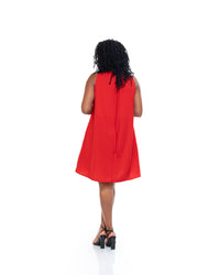 Lola Mini Dress in Scarlet