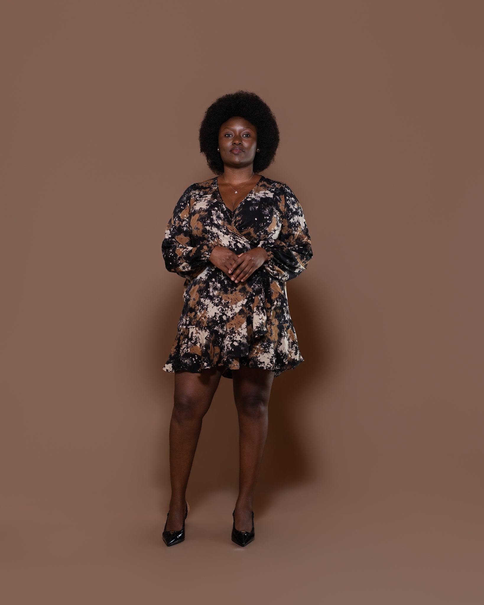 Terra Mini Wrap Dress