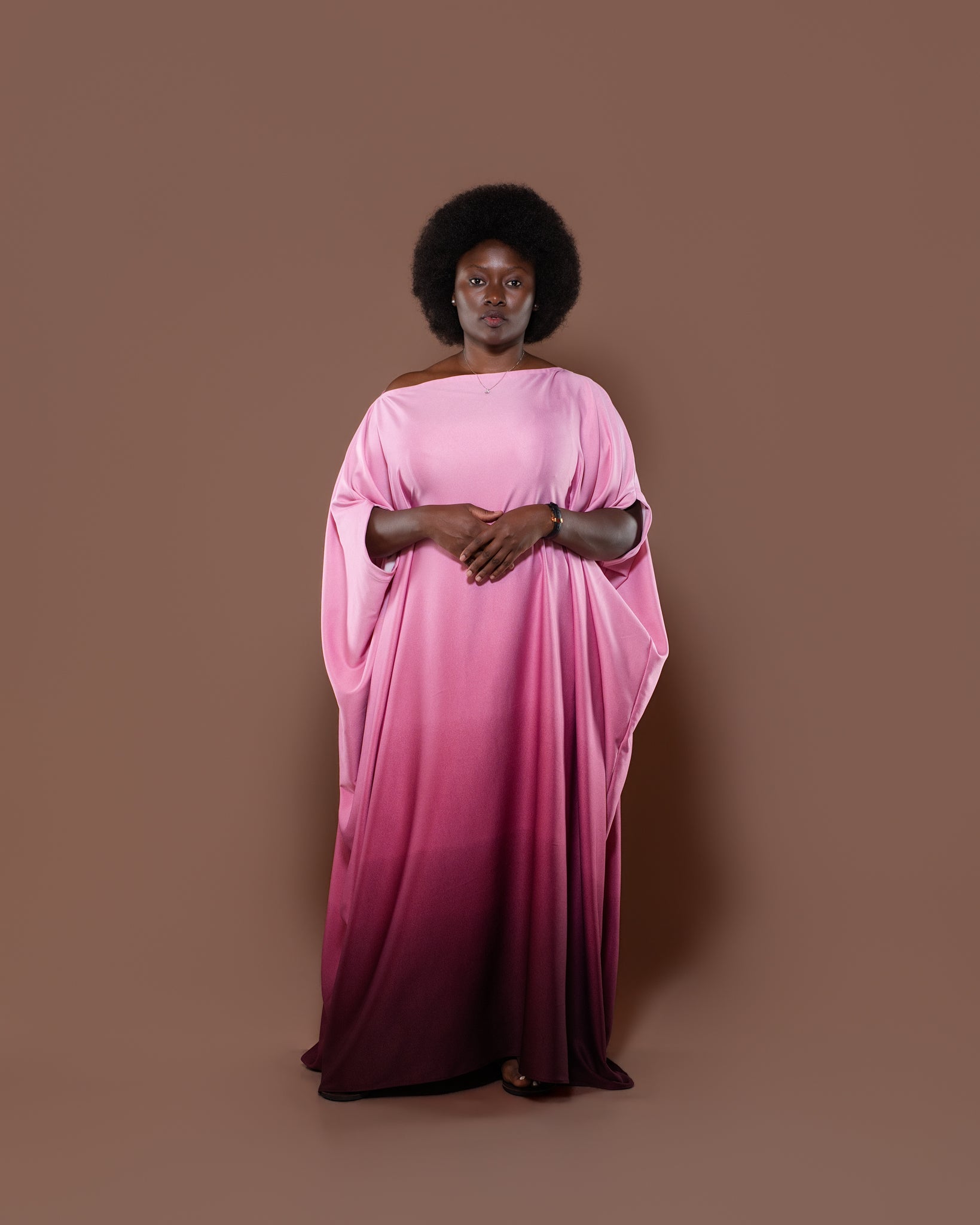 Ombre Kaftan in Pink