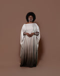 Ombre Kaftan in Ash Grey