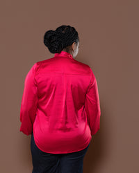 Bella Blouse in Pink Shine