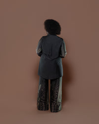 Botanical Boarder Blouse in Sage