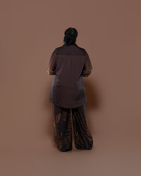 Botanical Boarder Blouse in Copper