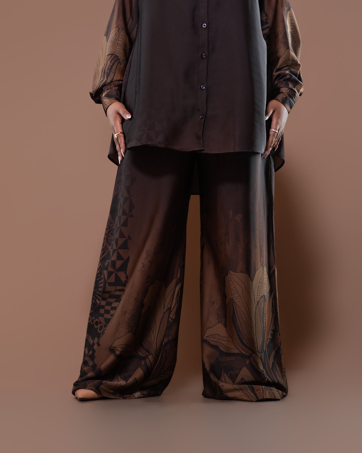 Botanical Boarder Pants in Copper