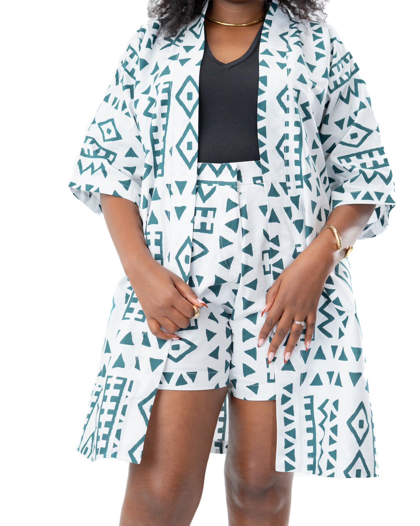 Emerald Echo Kimono