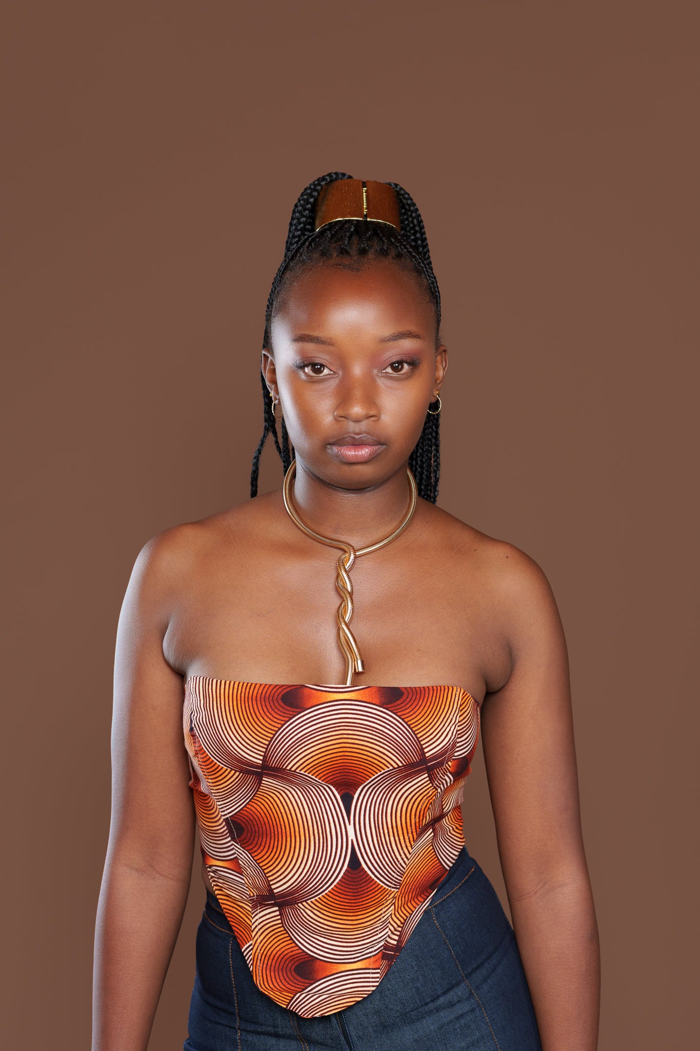 Ankara Corset In Arcana