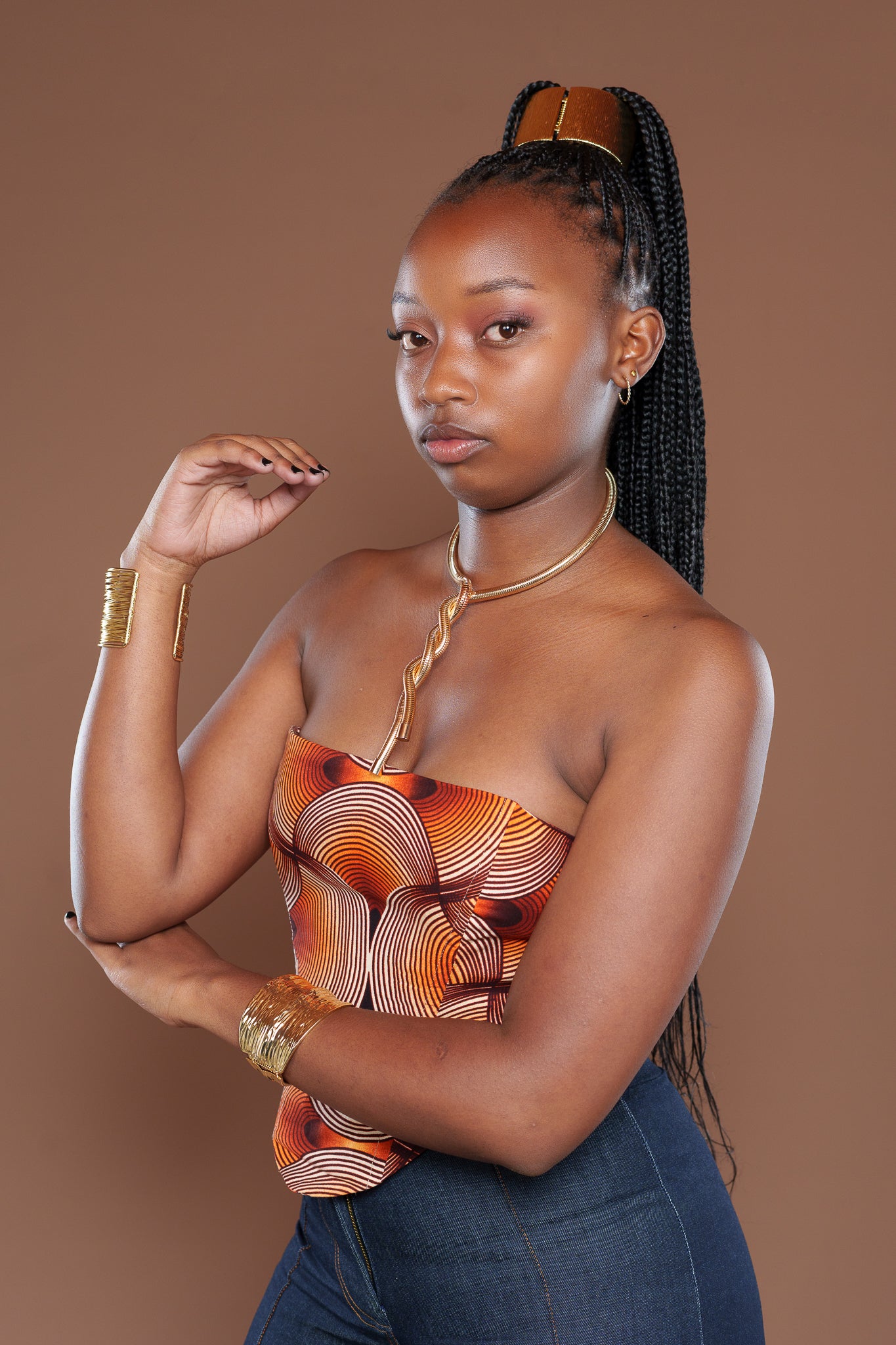 Ankara Corset In Arcana