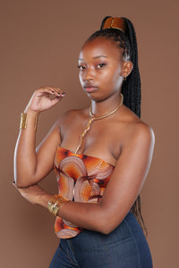 Ankara Corset In Arcana