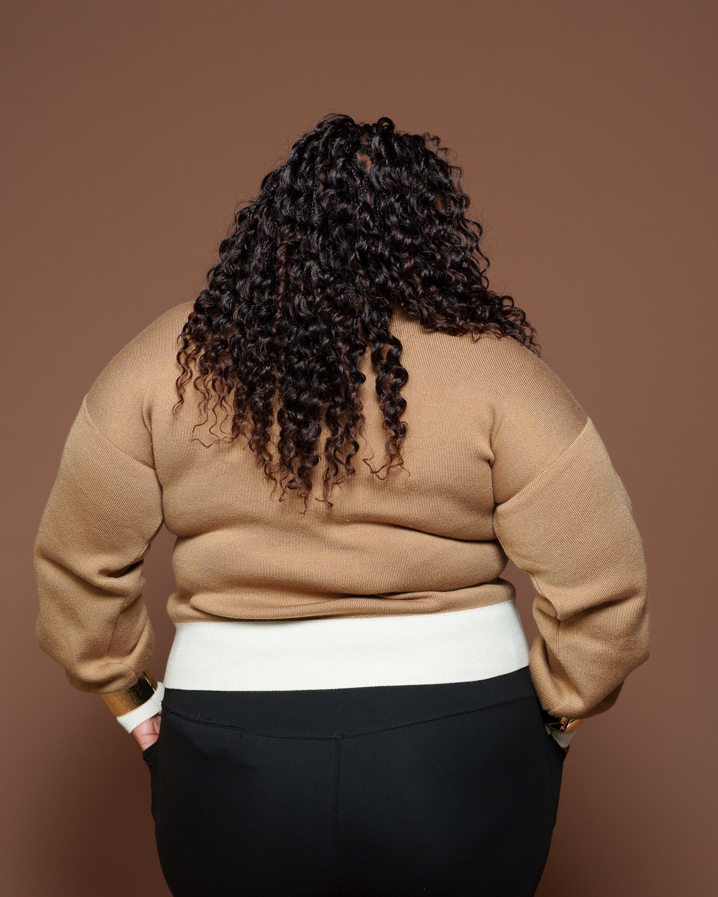 Maison Cardigan In Tan