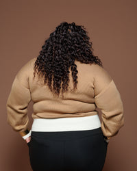Maison Cardigan In Tan