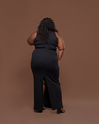 Amara Knit Maxi Dress in Midnight