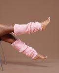 Thigh Land Legwarmer In Pastel Pink