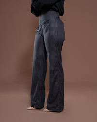 Donna Corset Pants in Midnight Striped